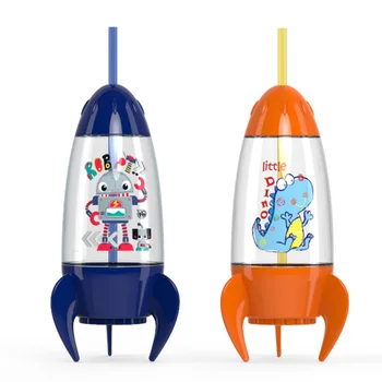 500ML Creative Cartoon Rocket Straw Mug Children's Personality Rocket Straw Cup Student Cup with Lid Cute Funny Dinosaur Mug
500ML Creative Cartoon Rocket Straw Mug Children's Personality Rocket Straw Cup Student Cup with Lid Cute Funny Dinosaur Mug