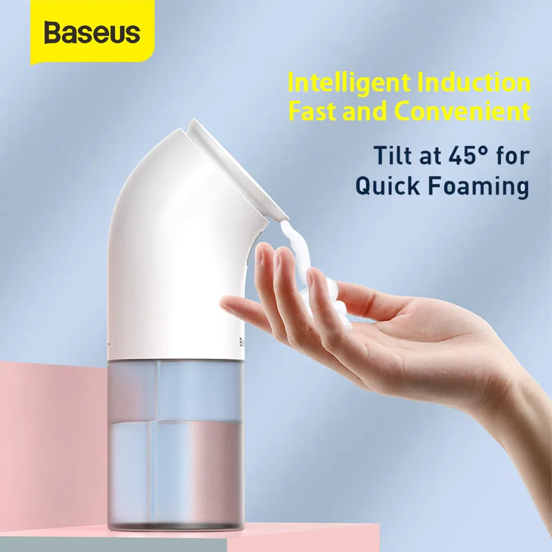 Baseus Smart Infrared Sensor Automatic Soap Dispenser Foaming Hand Washing Device for Kitchen and Bathroom
Baseus Smart Infrared Sensor Automatic Soap Dispenser Foaming Hand Washing Device for Kitchen and Bathroom