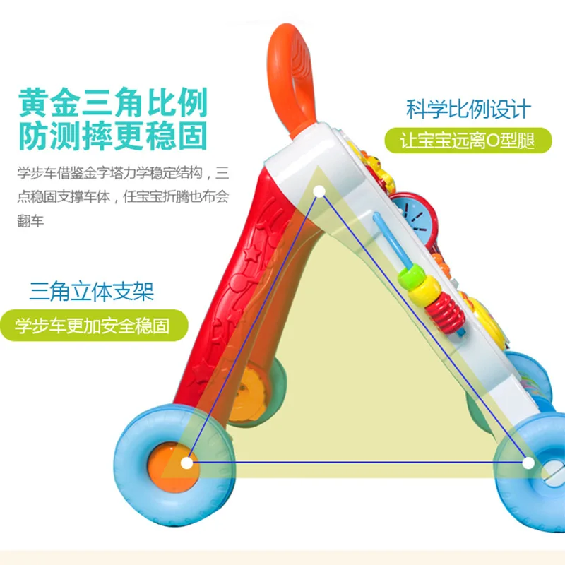 Children'S Educational Early Childhood Multi-functional Anti-Flip Music Baby Walker Infant Item 0-2-Year-Old Baby Walker Cart
Children'S Educational Early Childhood Multi-functional Anti-Flip Music Baby Walker Infant Item 0-2-Year-Old Baby Walker Cart