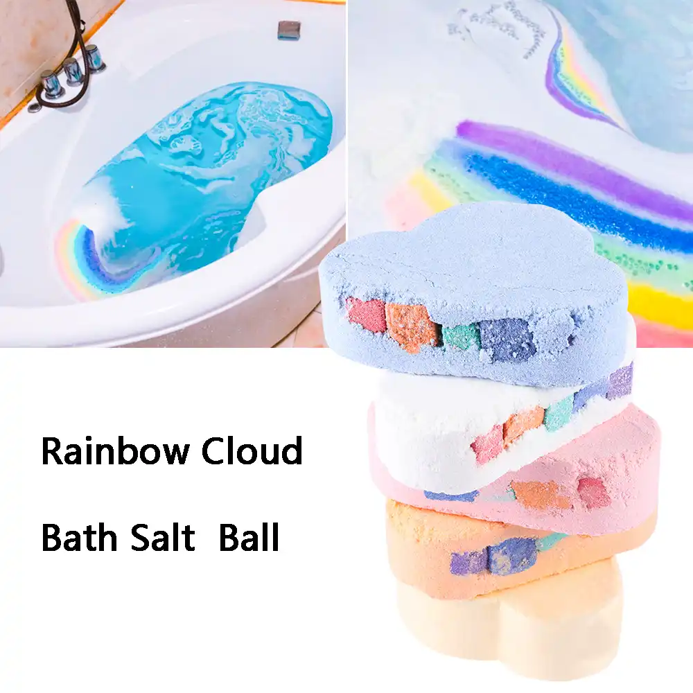 6 pcs organic bath bombs bubble bath salts homemade stress