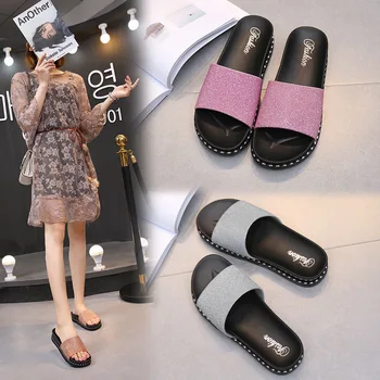 5cm High Heel Women's Summer Fashion Slippers Women Wear Wild Korean Students Thick Bottom Sandals Casual Home Slippers shoe
5cm High Heel Women's Summer Fashion Slippers Women Wear Wild Korean Students Thick Bottom Sandals Casual Home Slippers shoe