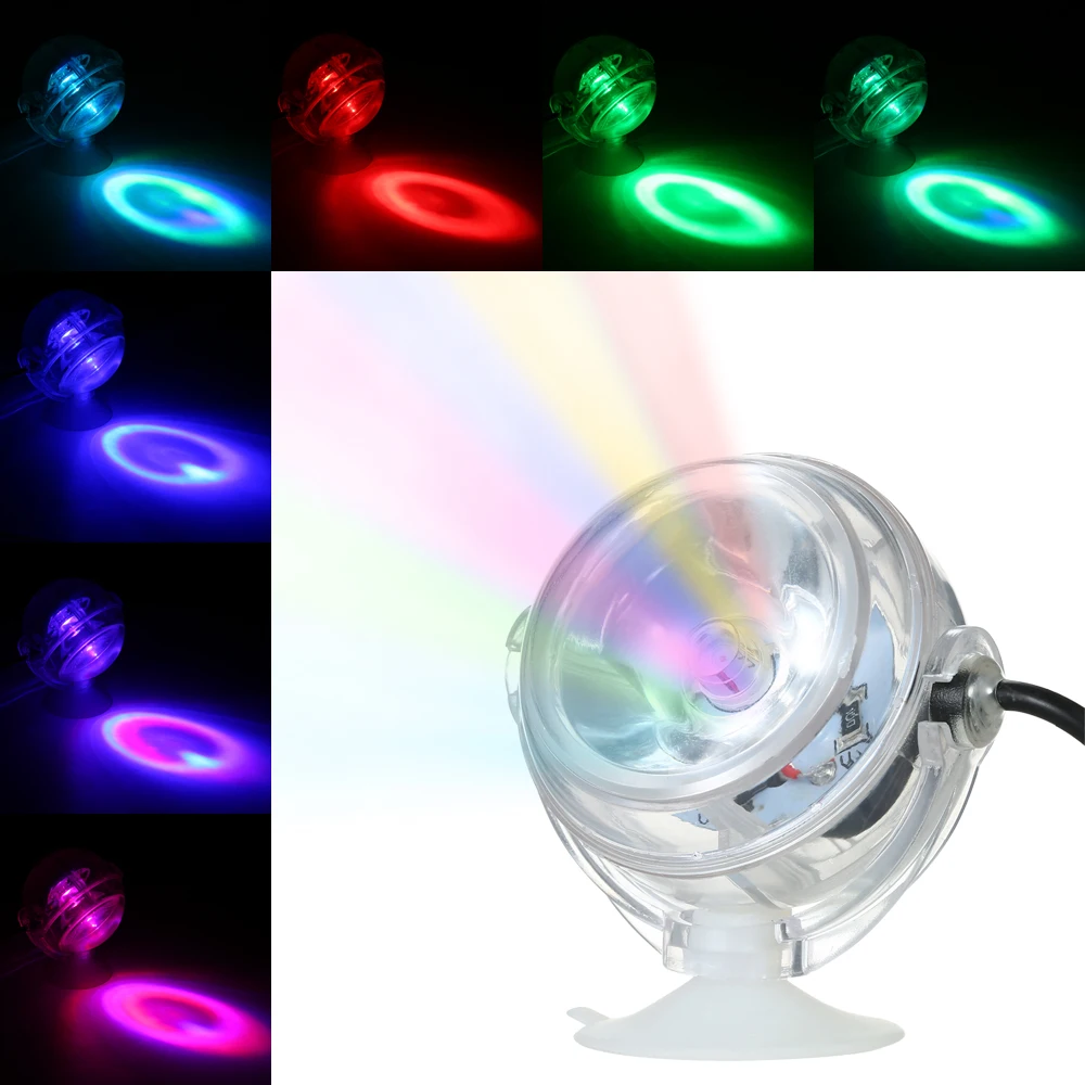 EU Aquarium Waterproof LED Spotlight Submersible Light Convex Lens Design with Suction Cup Fish Tank Decorative Light Blue
EU Aquarium Waterproof LED Spotlight Submersible Light Convex Lens Design with Suction Cup Fish Tank Decorative Light Blue