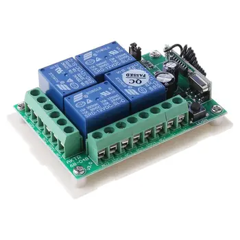 433MHz DC12V 4CH Wireless RF 4-Key Relay Remote Control Switch Receiver Transmitter MOLA
433MHz DC12V 4CH Wireless RF 4-Key Relay Remote Control Switch Receiver Transmitter MOLA