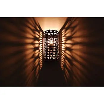 Applique Wall Wrought Iron Lantern Lamp Morocco 0807191224 Ethnic 
Applique Wall Wrought Iron Lantern Lamp Morocco 0807191224 Ethnic