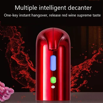 Portable Smart Electric Wine Decanter Automatic Red Wine Pourer Aerator Decanter Dispenser Multiple Intelligent Decanter
Portable Smart Electric Wine Decanter Automatic Red Wine Pourer Aerator Decanter Dispenser Multiple Intelligent Decanter