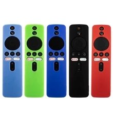 Anti-deslizamento à prova de choque capa protetora pele de silicone macio caso de controle remoto para xiao-mi caixa s mi 4 controlador