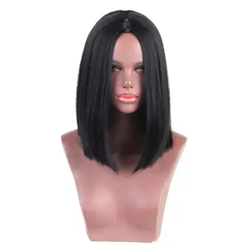Short Straight Bob Hairstyle Black Natural Hair Wigs Middle Part Heat Resistant Synthetic Wigs for Black Women Daily Cosplay Wig
Short Straight Bob Hairstyle Black Natural Hair Wigs Middle Part Heat Resistant Synthetic Wigs for Black Women Daily Cosplay Wig