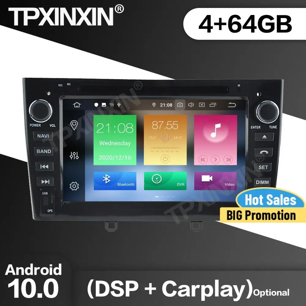 Автомагнитола 2 Din, 4 + 64 ГБ, Android 10,0, для Peugeot 408, 2007, 2008, 2009, 2010, GPS
Автомагнитола 2 Din, 4 + 64 ГБ, Android 10,0, для Peugeot 408, 2007, 2008, 2009, 2010, GPS