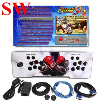 Pandora box 9D Arcade Game Console with 2222 in 1 PCB Board +Fight Joystick+ Buttons for 2 Players Control Retro Arcade Game Box
Pandora box 9D Arcade Game Console with 2222 in 1 PCB Board +Fight Joystick+ Buttons for 2 Players Control Retro Arcade Game Box