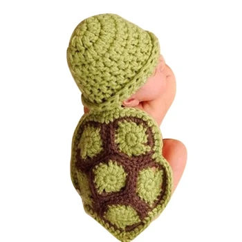 Baby Hat Boy Girls Cute Turtle Modeling Knitted Crochet Clothes Beanie Caps Crochet Hats Newborn Photography Props 0-4 Month A20
Baby Hat Boy Girls Cute Turtle Modeling Knitted Crochet Clothes Beanie Caps Crochet Hats Newborn Photography Props 0-4 Month A20