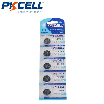 5PCS (5Pc/Card)PKCELL CR1616 DL1616 ECR1616 LM1616 1616 3V Lithium Alkaline Button Coin Batteries
5PCS (5Pc/Card)PKCELL CR1616 DL1616 ECR1616 LM1616 1616 3V Lithium Alkaline Button Coin Batteries