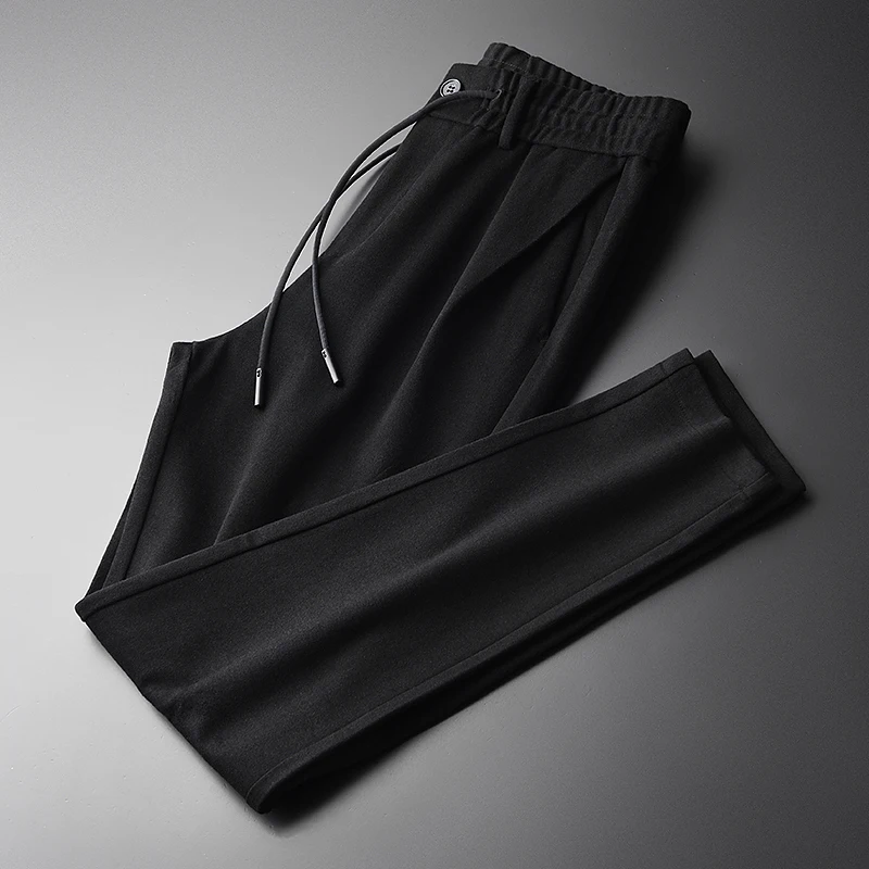 Soft Plus Size 4xl Luxury Gigging Fabric Black Casual Winter Elastic Waist Slim Fit Skinny Pants Men
Soft Plus Size 4xl Luxury Gigging Fabric Black Casual Winter Elastic Waist Slim Fit Skinny Pants Men