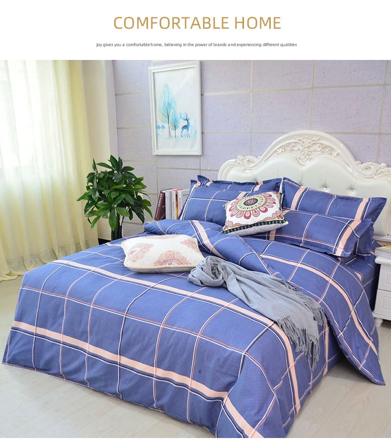 4 PCS quilt cover Spring and autumn four-piece thickened plant cashmere cotton bedding flower series bed sheet quilt cover 4 PCS quilt cover Spring and autumn four-piece thickened plant cashmere cotton bedding flower series bed sheet quilt cover