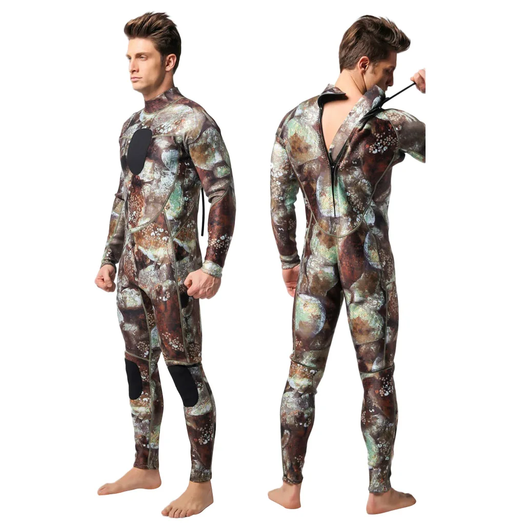 Men 3mm Waterproof and Breathable Neoprene Full Body Wetsuit Camouflage Wetsuit for Scuba Free Diving Spear Fishing Swimming
Men 3mm Waterproof and Breathable Neoprene Full Body Wetsuit Camouflage Wetsuit for Scuba Free Diving Spear Fishing Swimming