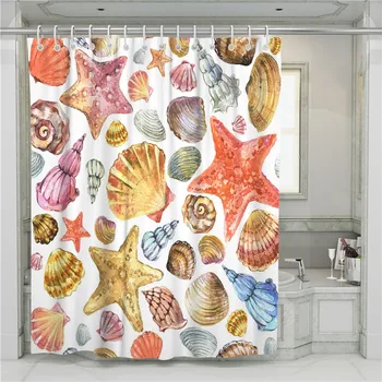 A Starfish 3D Shower Curtain Bathroom Waterproof Polyester Printing Curtains for Bathroom Shower Hooks
A Starfish 3D Shower Curtain Bathroom Waterproof Polyester Printing Curtains for Bathroom Shower Hooks