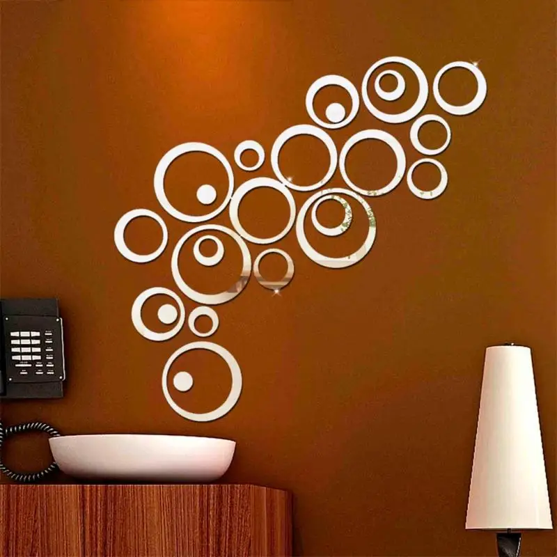 24pcs/set 3D DIY Circles Wall Sticker Home Decoration Mirror Wall Stickers for TV Background Home Decor Acrylic Decor Wall Art
24pcs/set 3D DIY Circles Wall Sticker Home Decoration Mirror Wall Stickers for TV Background Home Decor Acrylic Decor Wall Art