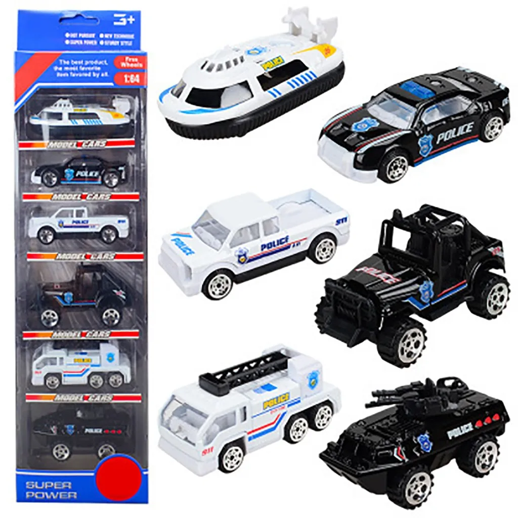 6Pcs/Set Toy Racing Car Alloy Iron Military Vehicles Model Inertia Sliding Fire Dept Mini Small Toys For Children Boys Gift
6Pcs/Set Toy Racing Car Alloy Iron Military Vehicles Model Inertia Sliding Fire Dept Mini Small Toys For Children Boys Gift