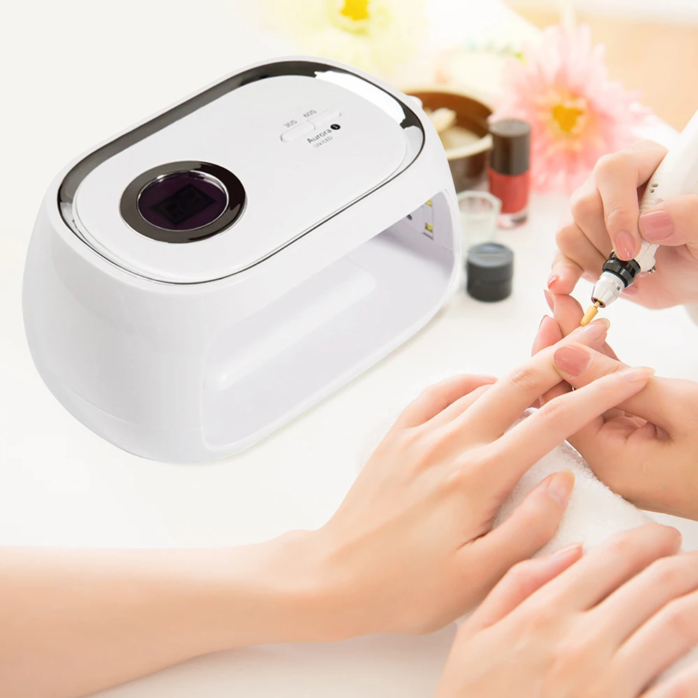 48W UV LED Nail Lamp For Manicure Nail Dryer with 2 Timer Settings LCD Display Two Hand Nail Dryer Lamp Nail Art Salon Tools
48W UV LED Nail Lamp For Manicure Nail Dryer with 2 Timer Settings LCD Display Two Hand Nail Dryer Lamp Nail Art Salon Tools