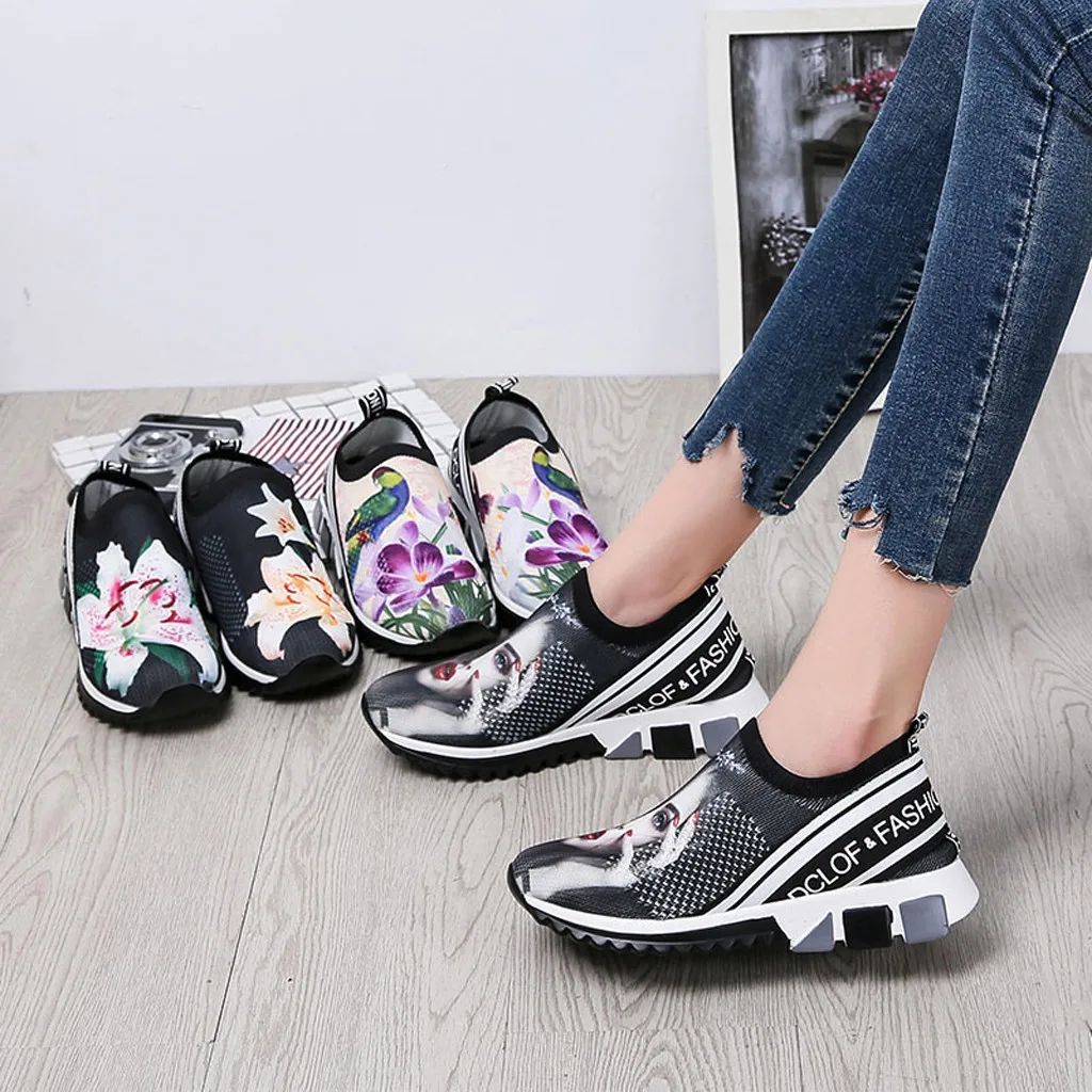 Women's platform sneakers Leisure Fashion Large Size Flower ladies shoes Breathable Shock Absorption Lightweight Running Shoes
Women's platform sneakers Leisure Fashion Large Size Flower ladies shoes Breathable Shock Absorption Lightweight Running Shoes