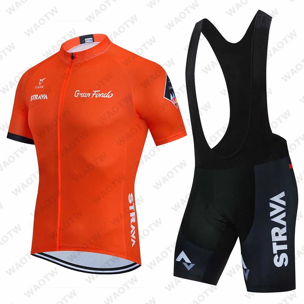 Polychromatic STRAVA Pro Bicycle Team Short Sleeve Maillot Ciclismo Men's Cycling Jersey Summer breathable Cycling Clothing Sets
Polychromatic STRAVA Pro Bicycle Team Short Sleeve Maillot Ciclismo Men's Cycling Jersey Summer breathable Cycling Clothing Sets