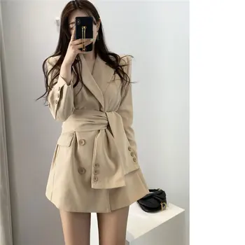 HziriP 2020 Chic Fashion All Match Feminine V-Neck Lace-Up Hot Minimalist Plus Elegance Solid Brief Gentle Women Loose Blazers
HziriP 2020 Chic Fashion All Match Feminine V-Neck Lace-Up Hot Minimalist Plus Elegance Solid Brief Gentle Women Loose Blazers