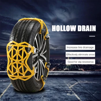 Vehemo Belt Anti-Skid Chain Snow Chain Wheel Tire for Anti Skid Strap Skidproof Chains Universal First Aid Resistant for Truck
Vehemo Belt Anti-Skid Chain Snow Chain Wheel Tire for Anti Skid Strap Skidproof Chains Universal First Aid Resistant for Truck