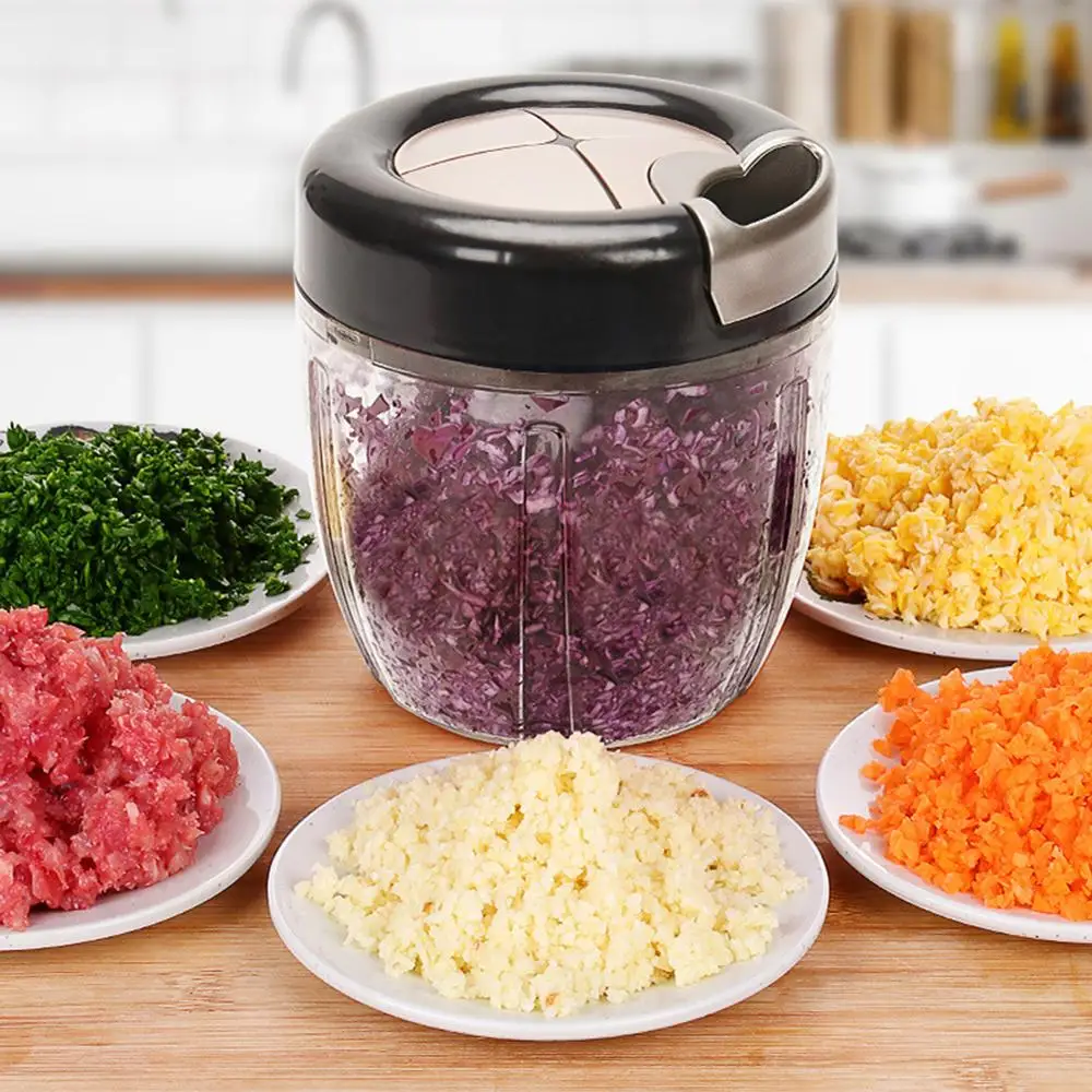 Manual Food Chopper Meat Grinder Vegetable Fruit Twist Shredder Garlic Cutter Food Processor for Kitchen Tools Gadgets
Manual Food Chopper Meat Grinder Vegetable Fruit Twist Shredder Garlic Cutter Food Processor for Kitchen Tools Gadgets