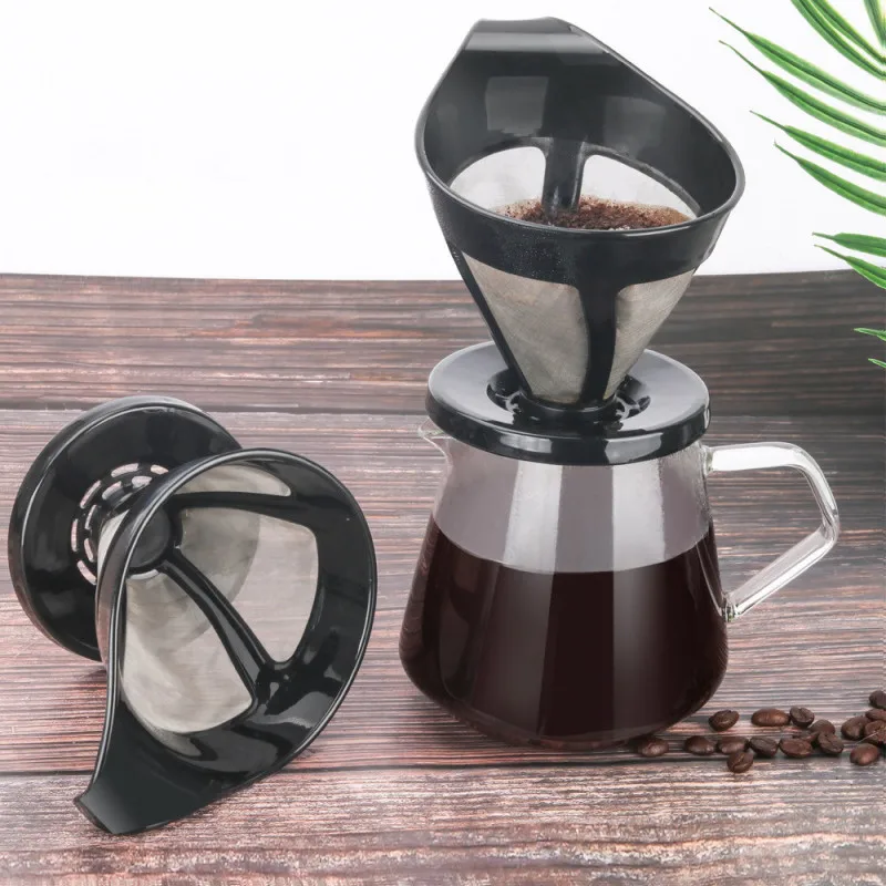 drip coffee filter stainless steel Coffee strainer fine-grained tea funnel drip-type without filter paper hand-made Coffee tools
drip coffee filter stainless steel Coffee strainer fine-grained tea funnel drip-type without filter paper hand-made Coffee tools