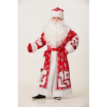 Carnival costume "Santa Claus", coat with a pattern, hat, mittens, p. 34, height 140 cm
Carnival costume "Santa Claus", coat with a pattern, hat, mittens, p. 34, height 140 cm