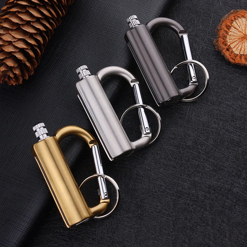 Metal Fiery Permanent Matches Compact Keychain Lighter Waterproof Flint Free Fire Starter Kerosene Camping Outdoor Survival Tool
Metal Fiery Permanent Matches Compact Keychain Lighter Waterproof Flint Free Fire Starter Kerosene Camping Outdoor Survival Tool