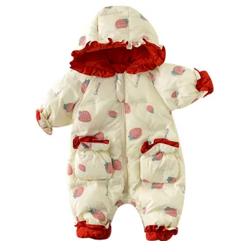 2020 winter baby romper lovely lace hooded long-sleeved leotard printing double waterproof down romper baby girl clothes
2020 winter baby romper lovely lace hooded long-sleeved leotard printing double waterproof down romper baby girl clothes