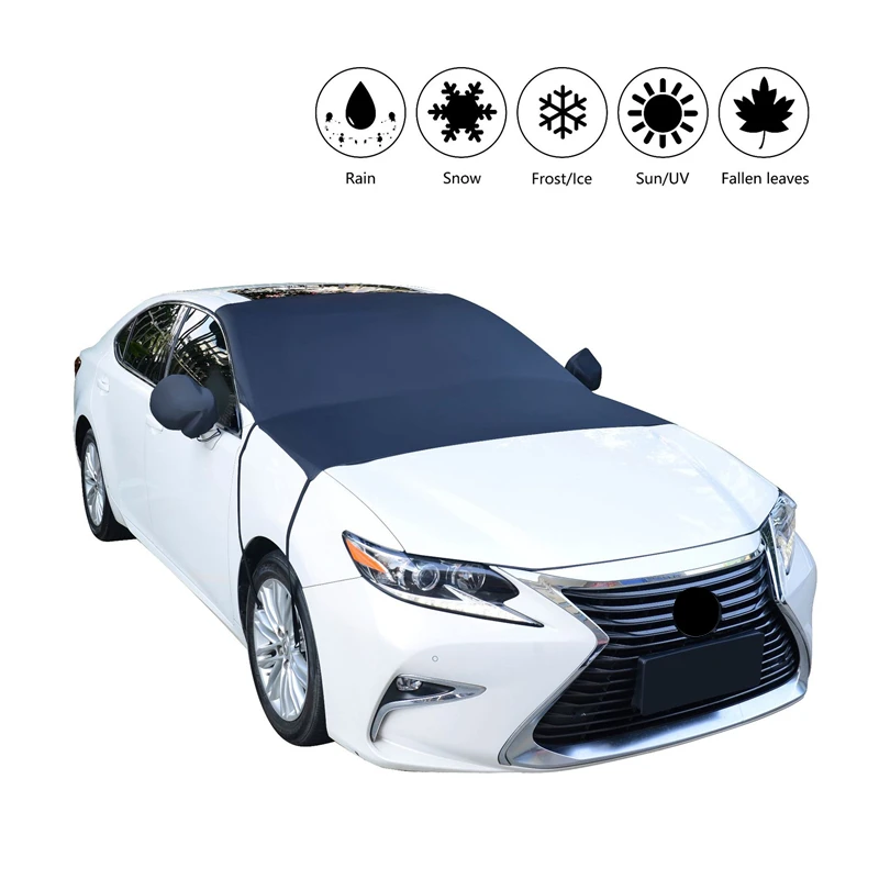 Car Snow Block Cover Car Front Windshield Cover With Rear View Mirror Cover Snow File Anti-frost Anti-icing Car Protective Cover
Car Snow Block Cover Car Front Windshield Cover With Rear View Mirror Cover Snow File Anti-frost Anti-icing Car Protective Cover