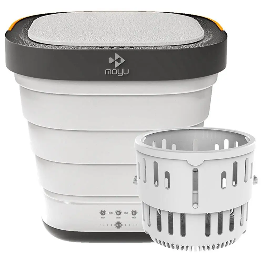 Moyu F2 Electric Mini Household Washing Machine Foldable Barrel Type Portable Washer With Dehydration Function For Travel Trip
Moyu F2 Electric Mini Household Washing Machine Foldable Barrel Type Portable Washer With Dehydration Function For Travel Trip