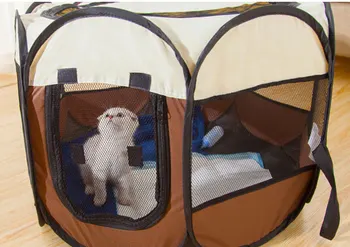 Portable Folding Pet Dogs Cats Kennel Outdoor Indoor Dog Crate Fences House Cage Water Resistant Mesh Shade Cats Playpen 
Portable Folding Pet Dogs Cats Kennel Outdoor Indoor Dog Crate Fences House Cage Water Resistant Mesh Shade Cats Playpen