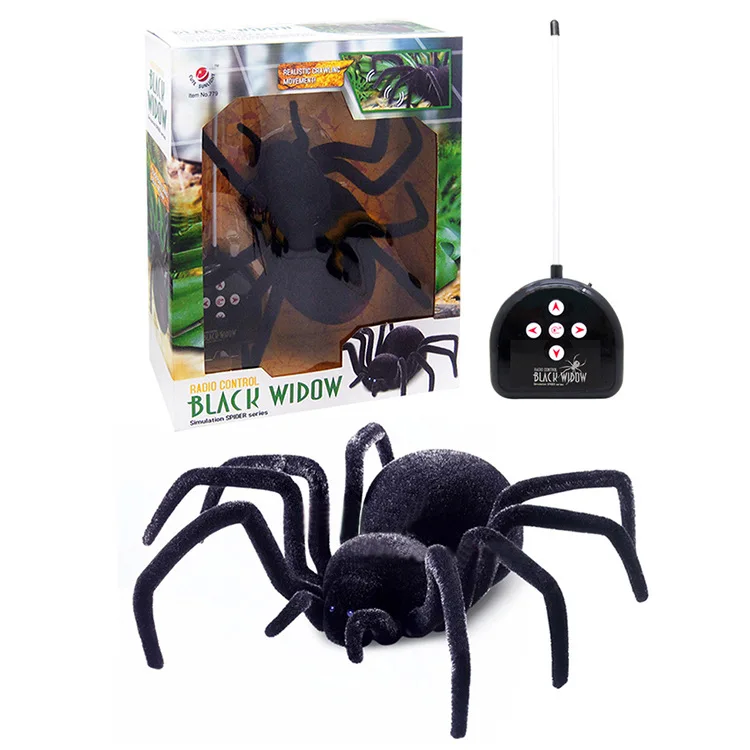Electric Remote Control Toy 4-Way Infrared Remote Control Model Black Widow Spider Model Toy Remote Control Toy Animals
Electric Remote Control Toy 4-Way Infrared Remote Control Model Black Widow Spider Model Toy Remote Control Toy Animals
