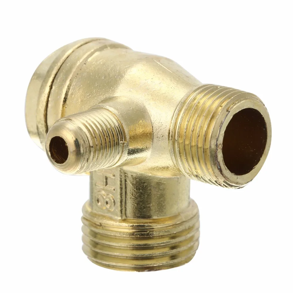 1PC Check Valve Brass Male Thread Check Valve New 3 Port Connector Tool for Air Compressor Hvac Plumbing Parts High Quality
1PC Check Valve Brass Male Thread Check Valve New 3 Port Connector Tool for Air Compressor Hvac Plumbing Parts High Quality