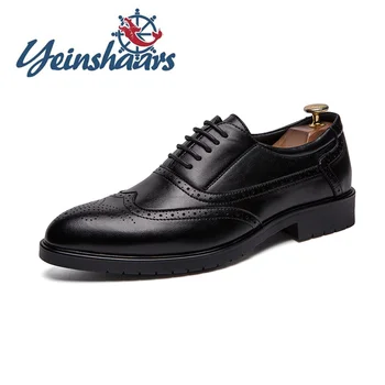 2020 Mens Shoes Casual Leather Oxford Lightweight Vintage Formal Shoes Fashion Flats Designer Shoes Business Office Brogue Shoes
2020 Mens Shoes Casual Leather Oxford Lightweight Vintage Formal Shoes Fashion Flats Designer Shoes Business Office Brogue Shoes