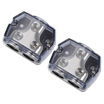 uxcell 2pcs 2 Way Power Distribution Block 0 Gauge in 0 Gauge Out Amp Power Ground Distributor for Car Audio Splitter
uxcell 2pcs 2 Way Power Distribution Block 0 Gauge in 0 Gauge Out Amp Power Ground Distributor for Car Audio Splitter