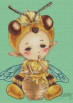 Mouse avatar Counted Cross Stitch Kit Cross stitch RS cotton with cross stitch Bee Elf
Mouse avatar Counted Cross Stitch Kit Cross stitch RS cotton with cross stitch Bee Elf