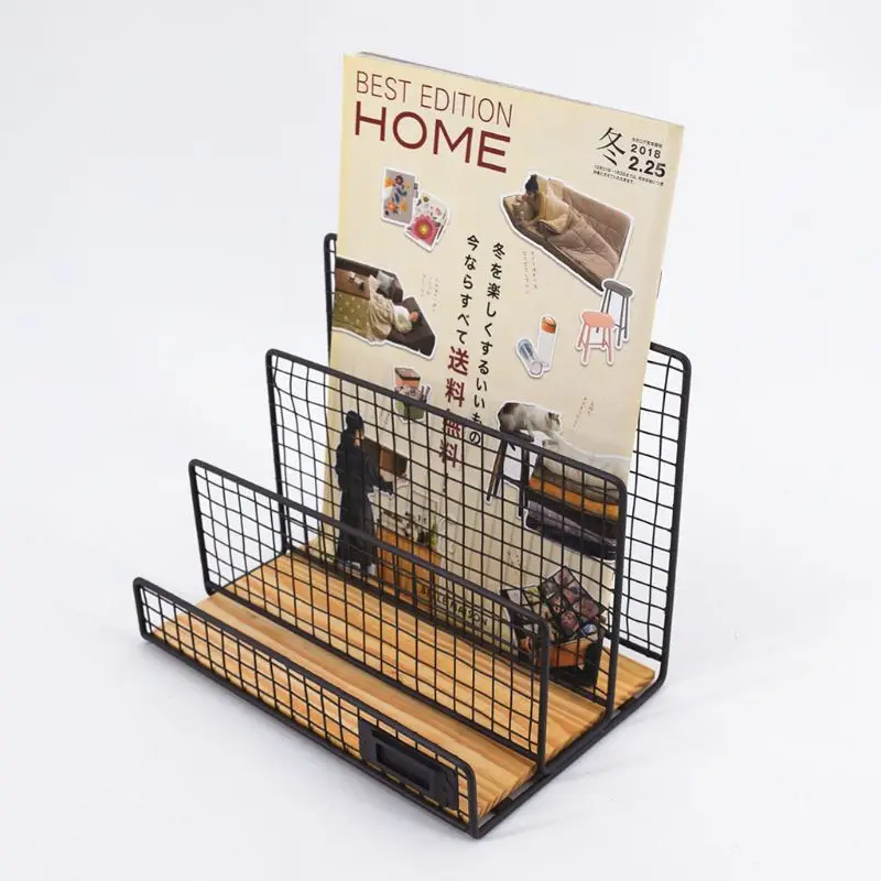 3 Grid Iron Bookshelf Desktop Bill Document Storage Rack Magazine File Organizer
3 Grid Iron Bookshelf Desktop Bill Document Storage Rack Magazine File Organizer