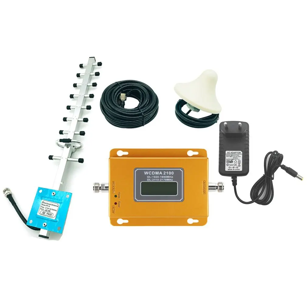 CDMA 3G 4G 2100MHz LCD 3G Mobile Phone Signal Booster Repeater Amplifier with High Gain Aerial Portable Signal Extender
CDMA 3G 4G 2100MHz LCD 3G Mobile Phone Signal Booster Repeater Amplifier with High Gain Aerial Portable Signal Extender