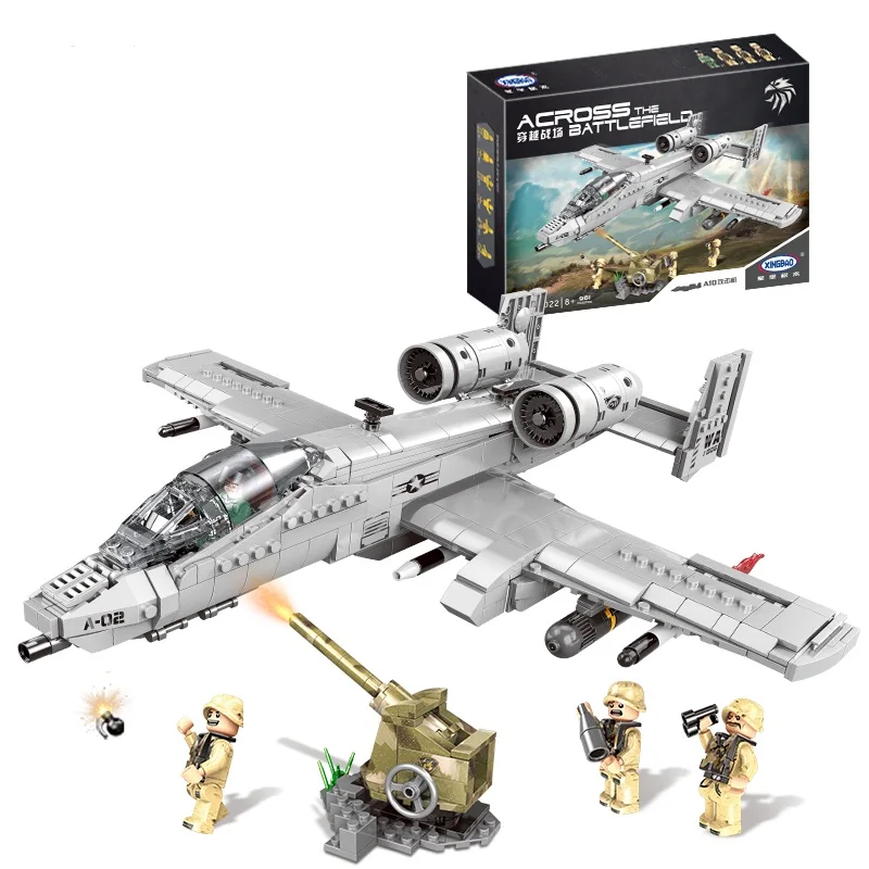 In Stock Building Block A10 Warplanes 06022 across the Battlefield Military Police Educational Assembled Assembly Special Forces
In Stock Building Block A10 Warplanes 06022 across the Battlefield Military Police Educational Assembled Assembly Special Forces