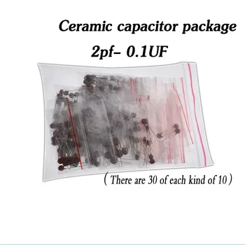 300pcs/lot Ceramic capacitor set pack 2PF-0.1UF 30 values*10pcs Electronic Components Package capacitor Assorted Kit samples Diy
300pcs/lot Ceramic capacitor set pack 2PF-0.1UF 30 values*10pcs Electronic Components Package capacitor Assorted Kit samples Diy