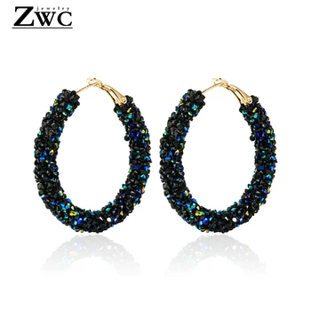 ZWC Fashion Korean Drop earring Crystal Zirconia Earrings for Women Rhinestone Bright Round Geometric Earrings Female Jewelry
ZWC Fashion Korean Drop earring Crystal Zirconia Earrings for Women Rhinestone Bright Round Geometric Earrings Female Jewelry