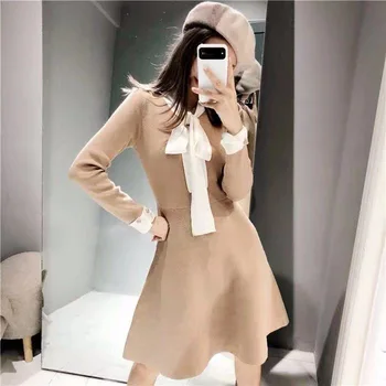 Australia 2020 Sweet Lace Bow Knitting Women's Wear Dress
Australia 2020 Sweet Lace Bow Knitting Women's Wear Dress