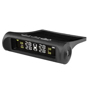 Smart Car TPMS Tyre Pressure Monitoring System Solar Power charging Digital LCD Display Auto Security Alarm System with 4 Sensor
Smart Car TPMS Tyre Pressure Monitoring System Solar Power charging Digital LCD Display Auto Security Alarm System with 4 Sensor