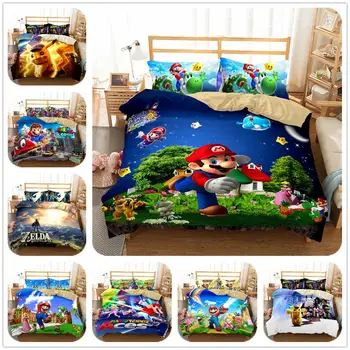 classic mario switch game boys bedding set king queen double full twin single size bed linen set
classic mario switch game boys bedding set king queen double full twin single size bed linen set