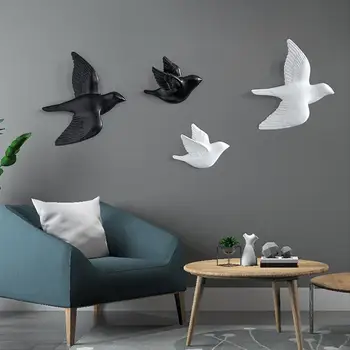 Home Decorations Wall Ornament Resin Swallow Statues Flying Bird Wall Stickers for TV Black Ground Living Room Garden Sculpture
Home Decorations Wall Ornament Resin Swallow Statues Flying Bird Wall Stickers for TV Black Ground Living Room Garden Sculpture