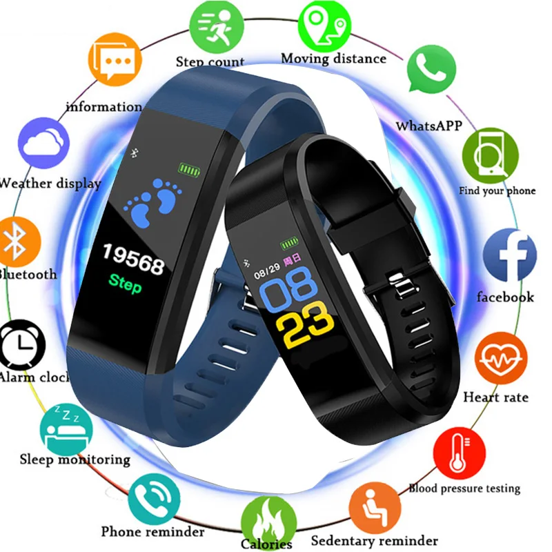 2019 Smart Wristband IP67 Waterproof Pedometer Sleep Heart Rate Monitor Smart Bracelet Men Women for Android IOS pk Mi Band 3
2019 Smart Wristband IP67 Waterproof Pedometer Sleep Heart Rate Monitor Smart Bracelet Men Women for Android IOS pk Mi Band 3
