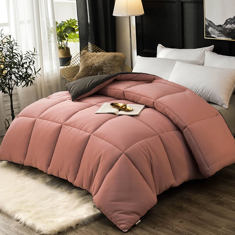 Smooth And Soft Comforter For Winter Queen King Size Blanket Simple Style Comforter Quilt Very Warm Washed Silk Quilt Duvet
Smooth And Soft Comforter For Winter Queen King Size Blanket Simple Style Comforter Quilt Very Warm Washed Silk Quilt Duvet